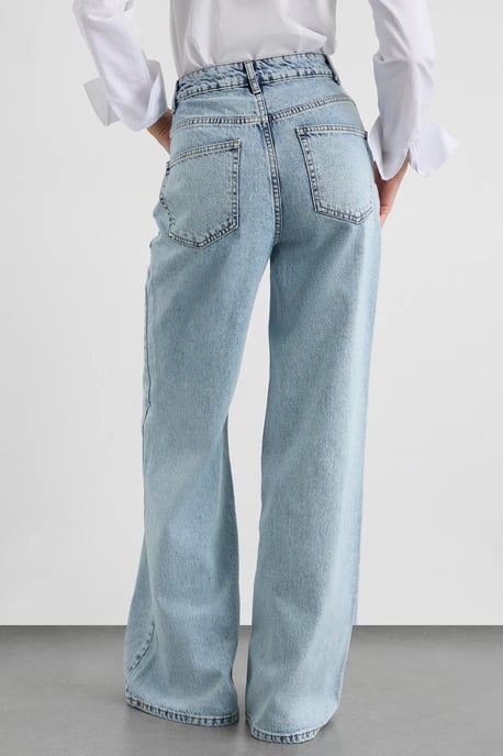 High Waist Straight Leg Jeans - Image 5