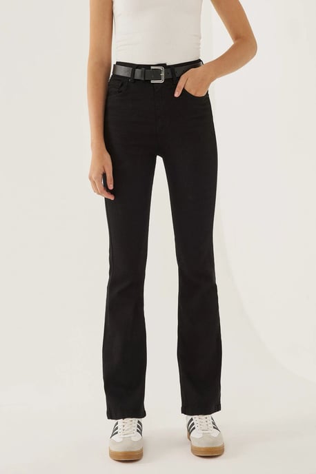 Normal Waist Flare Jeans - Image 2