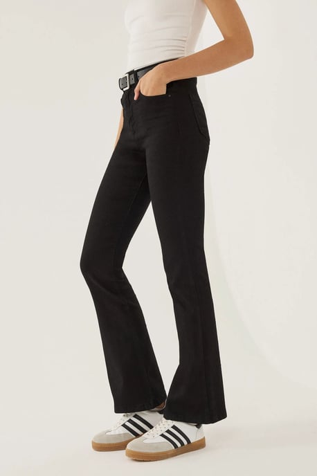 Normal Waist Flare Jeans - Image 3
