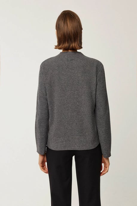 Half Turtleneck Knitted Top - Image 4
