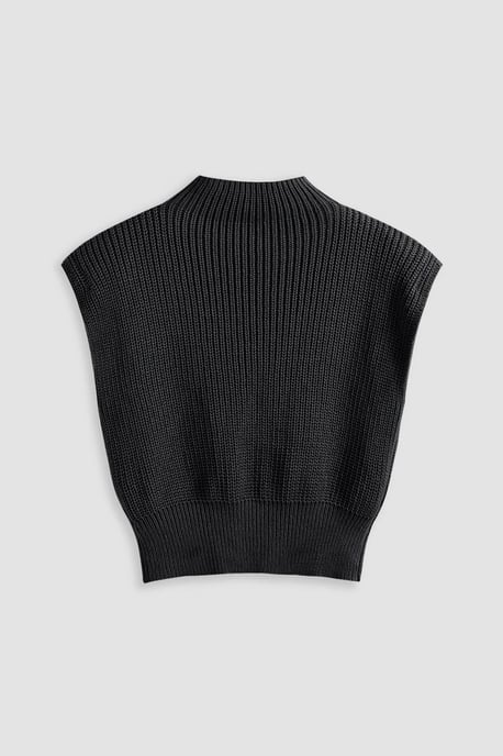 Half Turtleneck Knit Sweater - Image 6