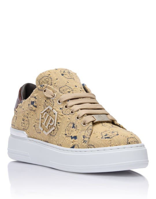 Low-Top Sneakers Jacquard Monogram - Image 1