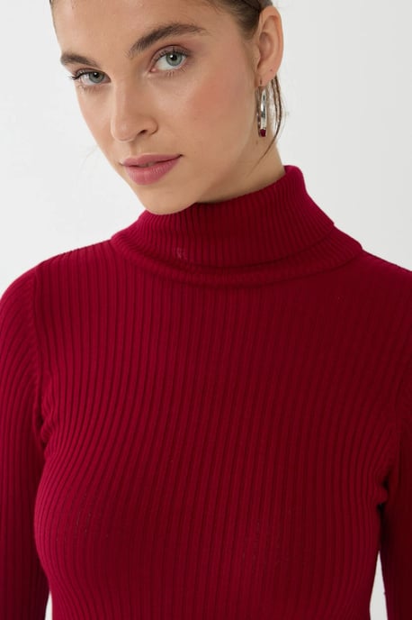 Slim Fit Turtleneck Sweater - Image 4