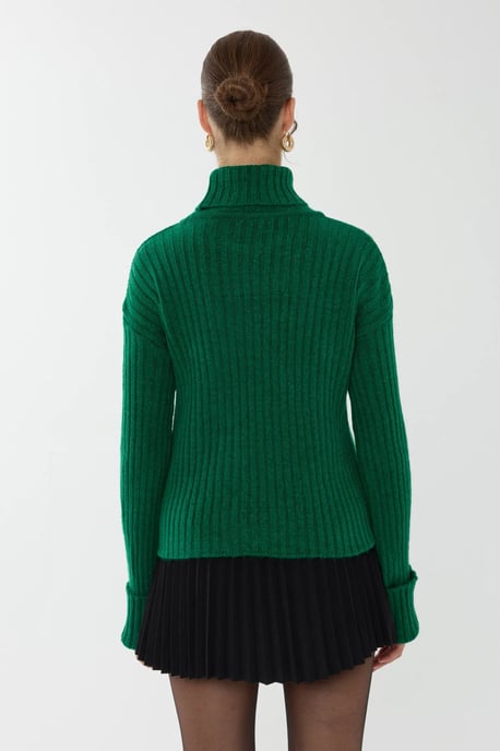 Turtleneck Regular Fit Sweater - Image 5