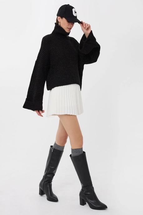 Oversized High-Neck Sweater - Image 2