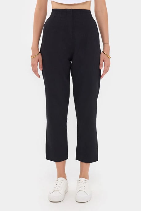 High-Waist Carrot Trousers - Image 3