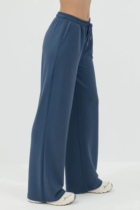 Soft Modal Touch Wide Leg Sweatpants - Image 4