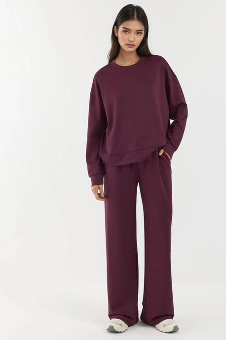 Zachte Modal Touch Wijde Leg Sweatpants - Image 2