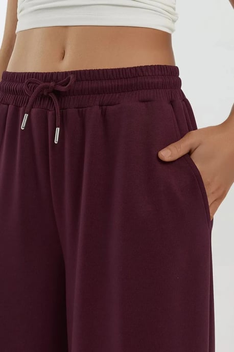 Zachte Modal Touch Wijde Leg Sweatpants - Image 4