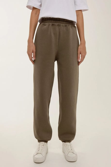 Basic Elastic Waist Sweatpants - Image 2