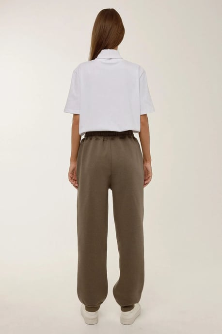 Basic Elastic Waist Sweatpants - Image 4