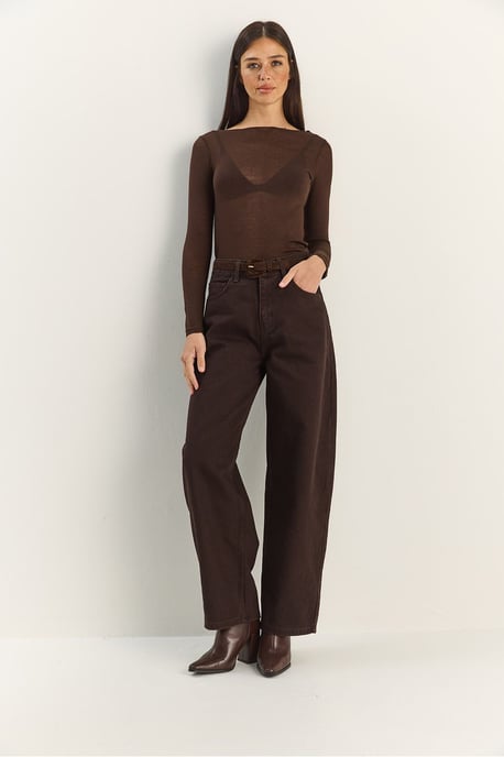 Cotton Transparent Blouse - Image 6
