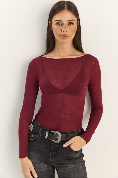 Baumm Transparent Blus - Image 1
