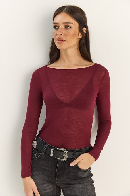 Baumm Transparent Blus - Image 2
