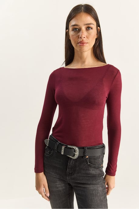 Baumm Transparent Blus - Image 3