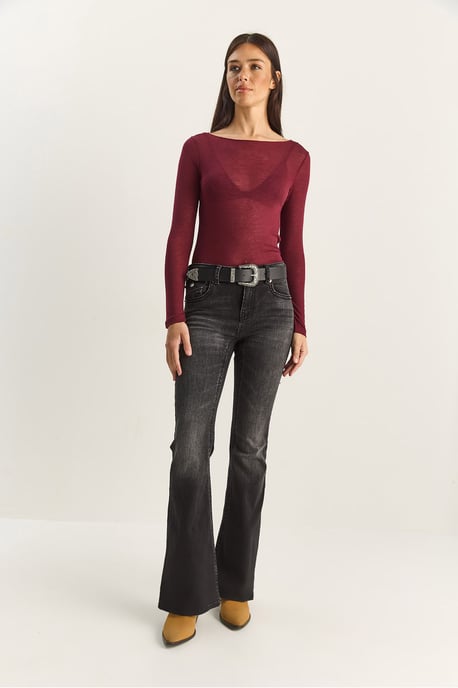 Baumm Transparent Blus - Image 6