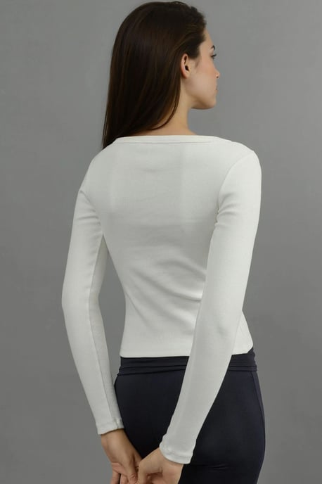 Basics bomullsmix T-shirt - Image 4