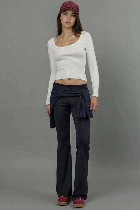 Basics bomullsmix T-shirt - Image 5