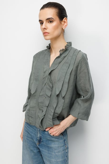 Volangkrage Blus - Image 4