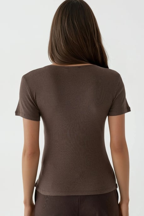 V-hals Blouse met Kantdetail - Image 3