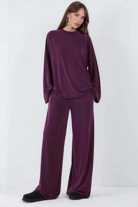 Ontspannen Pasvorm Crew Neck Lange Mouwen Blouse - Image 2
