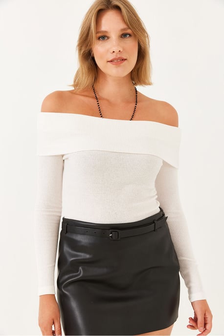 Geribbelde Textuur Blouse - Image 5