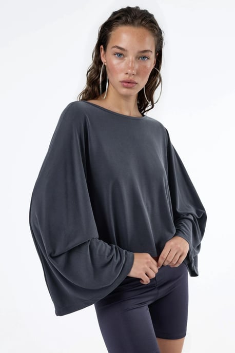 Losse Fit Bootneck Blouse - Image 4