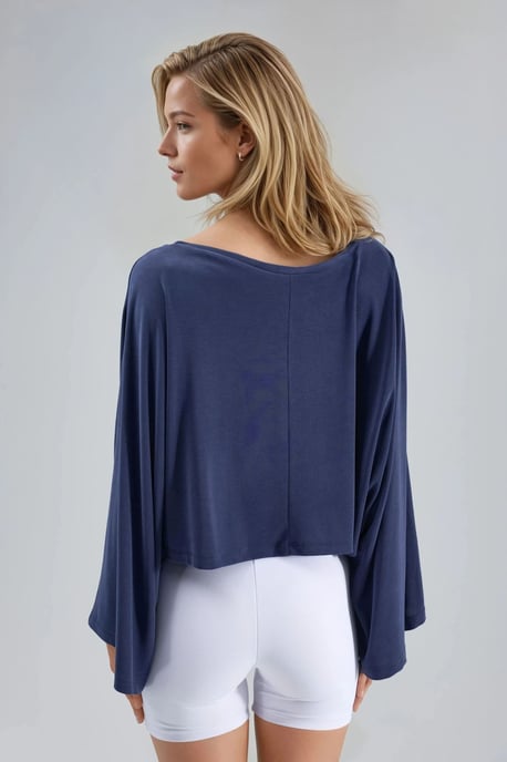 Losse Fit Bootneck Blouse - Image 2