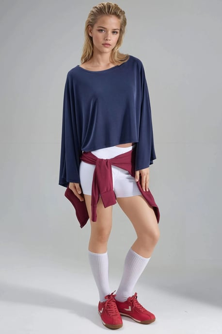 Losse Fit Bootneck Blouse - Image 4