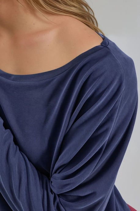 Losse Fit Bootneck Blouse - Image 5