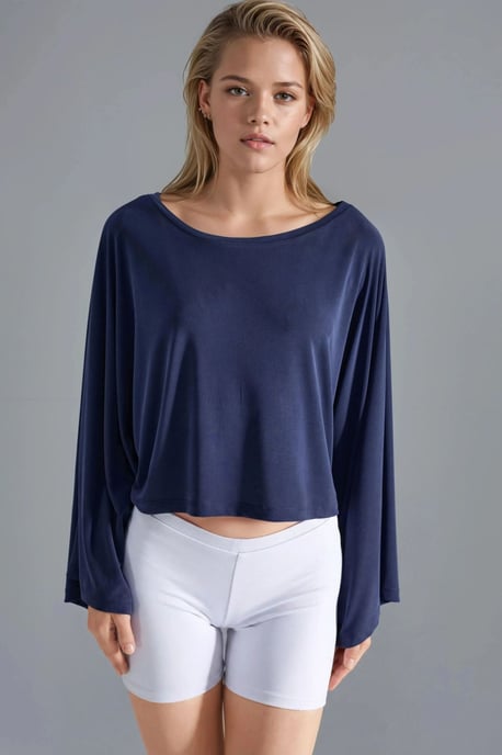 Losse Fit Bootneck Blouse - Image 6