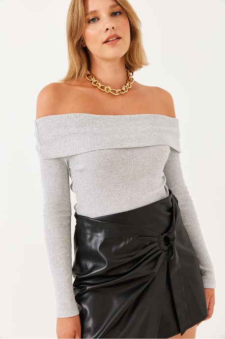 Geribbelde Textuur Blouse - Image 4
