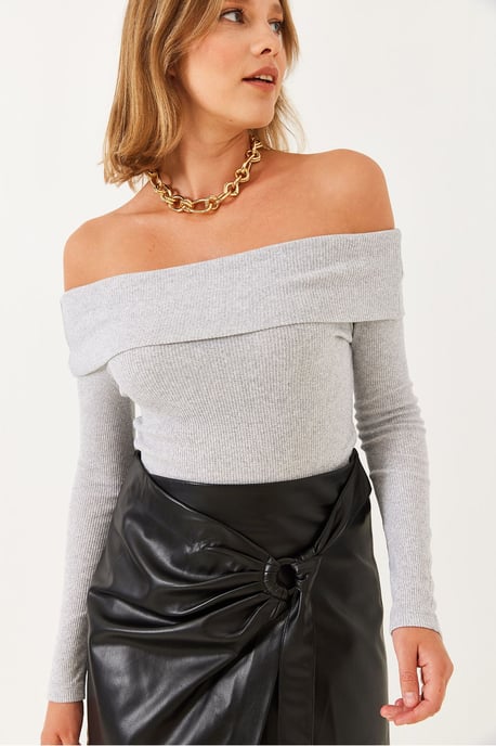 Geribbelde Textuur Blouse - Image 5