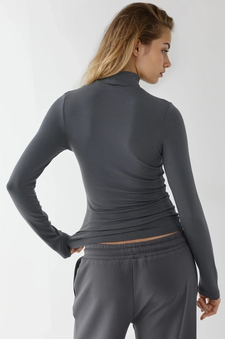 Slim Fit Halve Col Blouse - Image 3