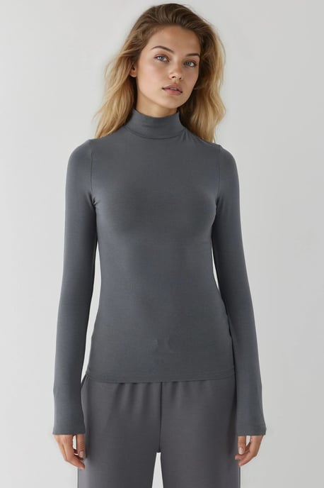 Slim Fit Halve Col Blouse - Image 5