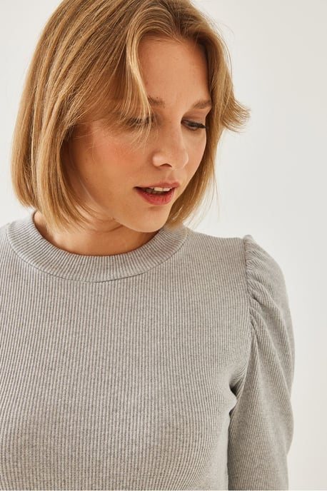Drape Detailed Basic Top - Image 2