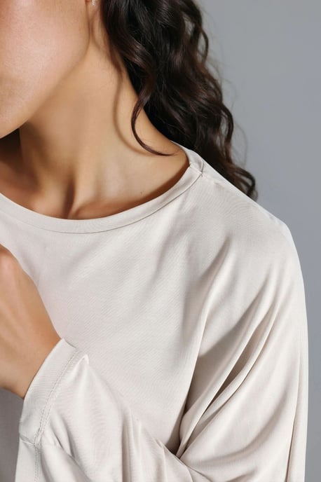 Losse Fit Bootneck Blouse - Image 6