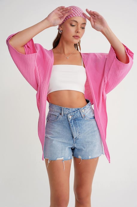 Gelaagde V-hals Bolero Blouse - Image 2