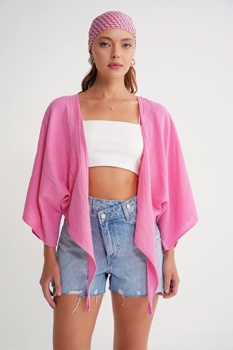 Gelaagde V-hals Bolero Blouse - Image 3