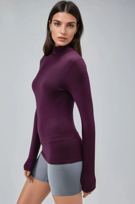 Slim Fit Halve Col Blouse - Image 3