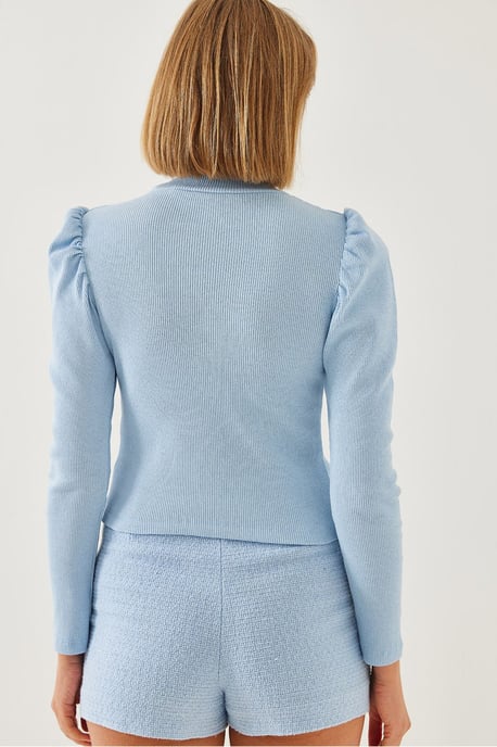 Drape Detailed Basic Top - Image 5