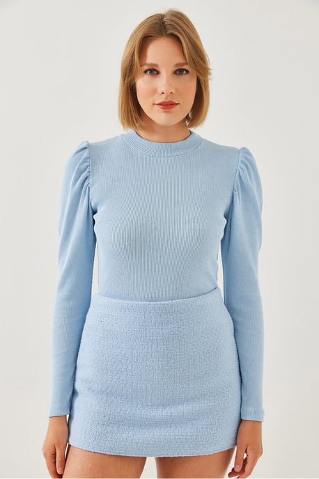 Drape Detailed Basic Top - Image 6