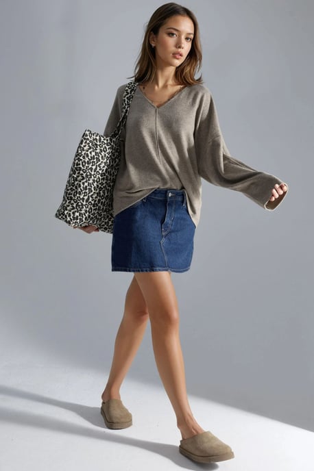 V-hals Lange Mouw Blouse - Image 6