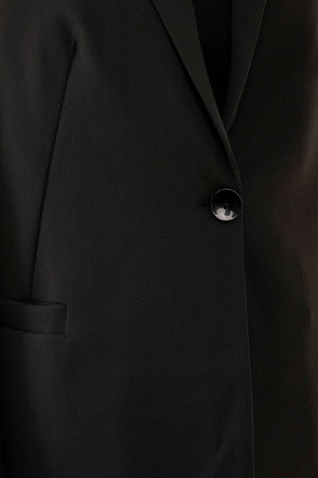 Fodrad Blazer med Detaljer - Image 5