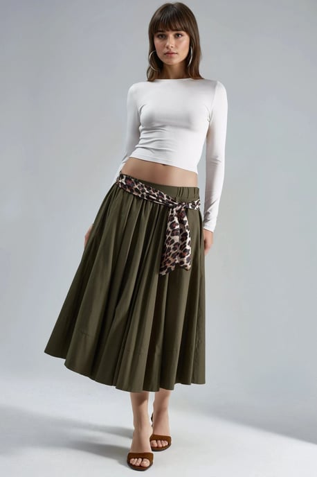 Slim Fit Crop Blouse met Rugdetail - Image 4