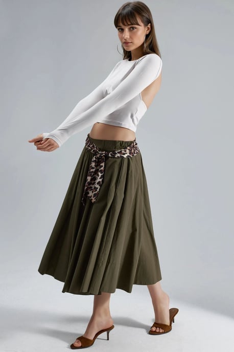 Slim Fit Crop Blouse met Rugdetail - Image 5