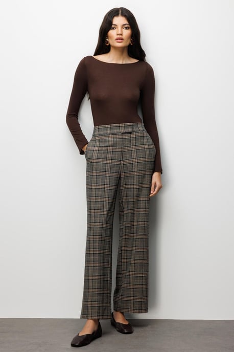 Slim Fit Boothals Blouse - Image 2