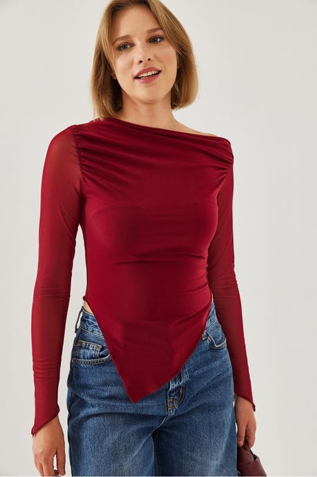 Grundläggande topp med asymmetrisk fåll - Image 2