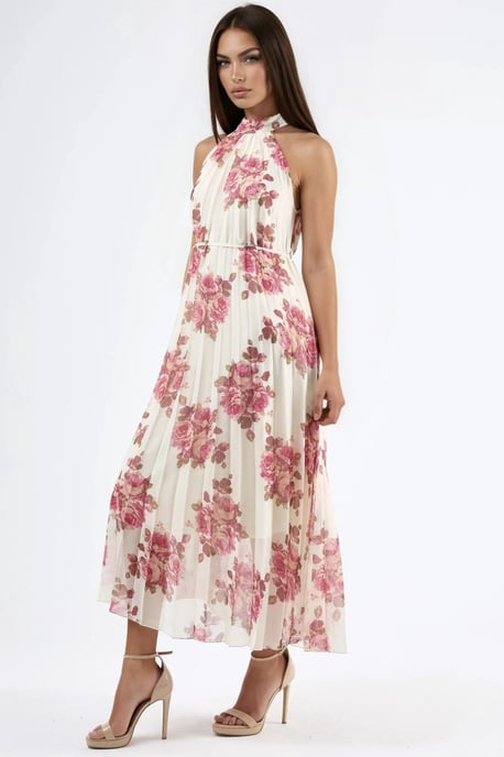 Floral Maxi-jurk met Strikdetail - Image 6