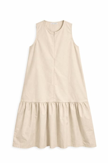 Maxi-jurk met Kraag en Rimpeldetails - Image 1